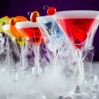 Dry Ice Mocktails & Drinks
