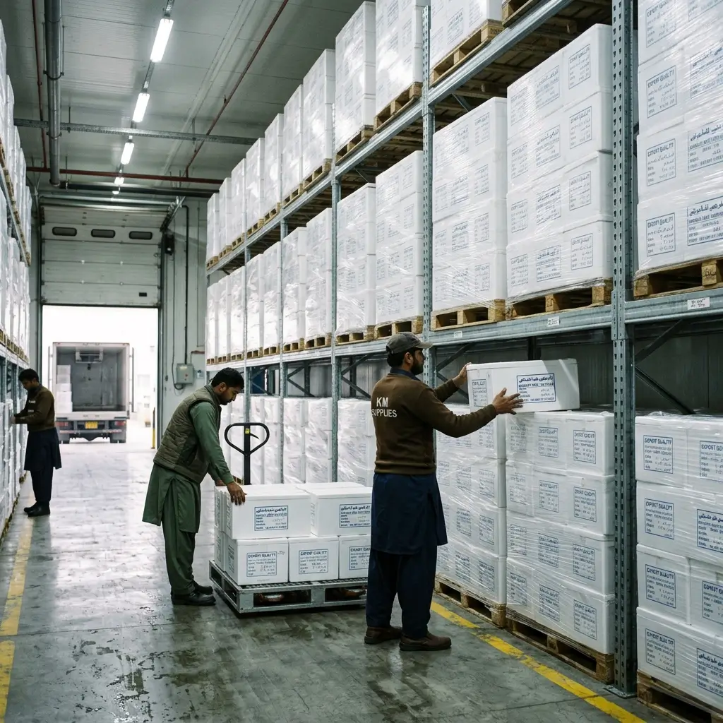 SUBHAAN TRADERS dry ice cold storage warehouse Rawalpindi Pakistan EPS insulated packaging